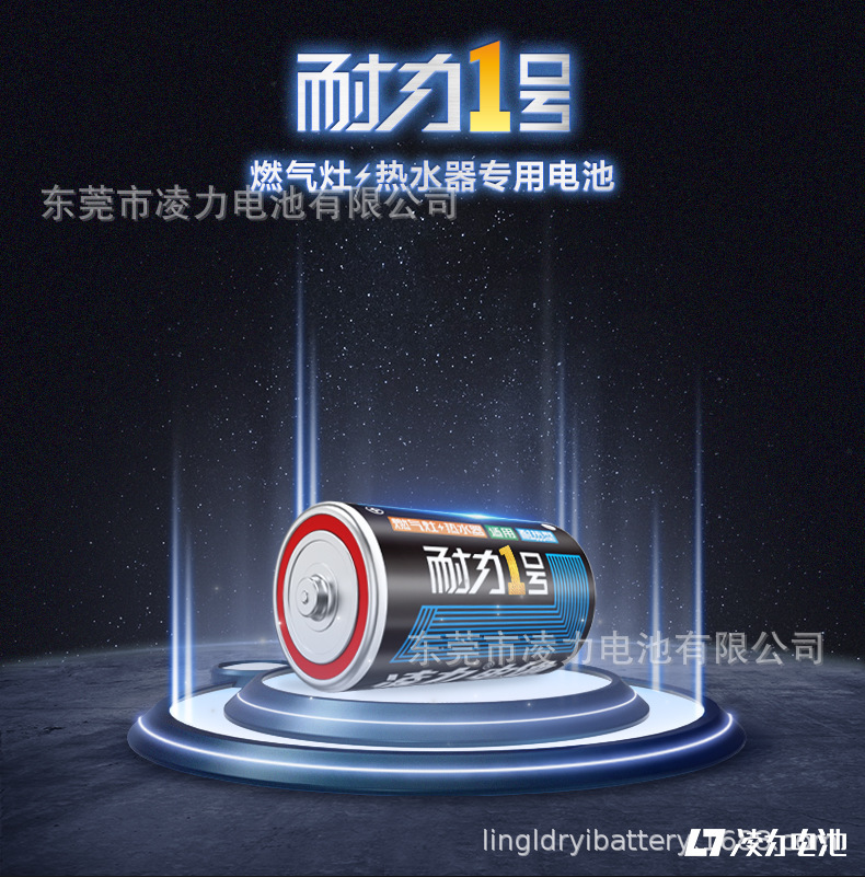 1號高容量耐力王電池，熱水器專用，灶具專用，大號，R20P